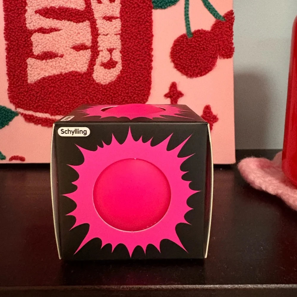 Needing Groovy Glob Glow In The Dark Pink Nee Doh Stress Ball Fidget Toy